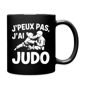 I can't I have judo humor gift - Full Colour Mug - black - Right