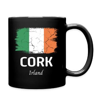Liège - Mug uni - noir - Droite