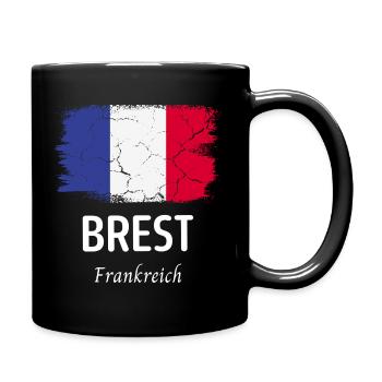 Brest - Full Colour Mug - black - Right