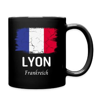 Lyon - Mug uni - noir - Droite