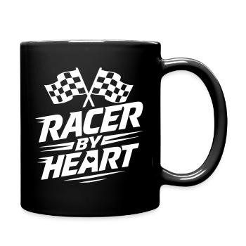 Racer By Heart Motorsport - Tasse einfarbig - Schwarz - Rechts