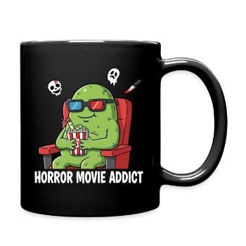 Horror movie lover Alien - Full Colour Mug - black - Right