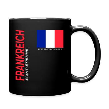 Saint-Étienne - Mug uni - noir - Droite
