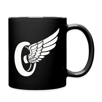 Ailerons de pneus - Mug uni - noir - Droite