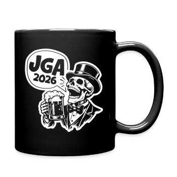 Jga 2026 Bachelor Party Skull - Full Colour Mug - black - Right