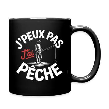 Ich kann nicht, ich habe geangelt. - Tasse einfarbig - Schwarz - Rechts