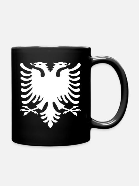 Shqiponja Albanien Adler – Patrioten Flaggen Shirt - Tasse einfarbig - Schwarz