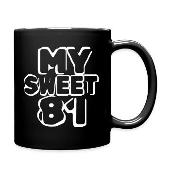 Suess 81 - Tasse einfarbig - Schwarz - Rechts