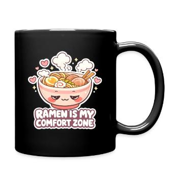 Ramen is my comfort zone - Tasse einfarbig - Schwarz - Rechts