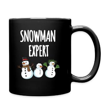 Snowman Expert - Tasse einfarbig - Schwarz - Rechts