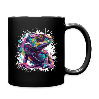 Gecko Splash - Full Colour Mug - black - Right