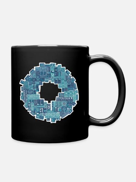 Soundsystem Reggae - Tasse einfarbig - Schwarz