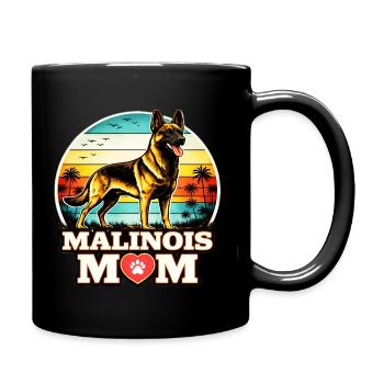 Maman malinoise - Mug uni - noir - Droite