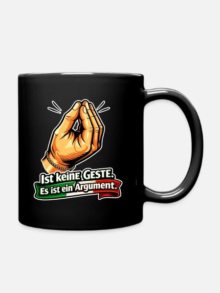 Argument italien - Mug uni - noir