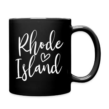 Rhode Island Heart Women's Love Rhode Island - Full Colour Mug - black - Right