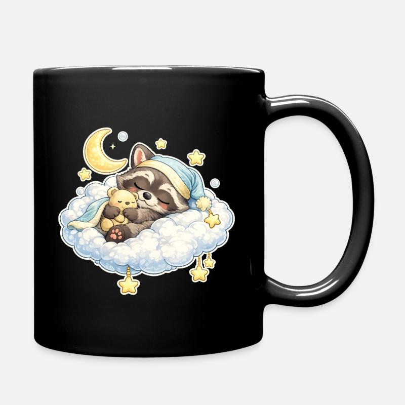 Baby_Oskar-_Moon_-_Sterne - Full Colour Mug - black