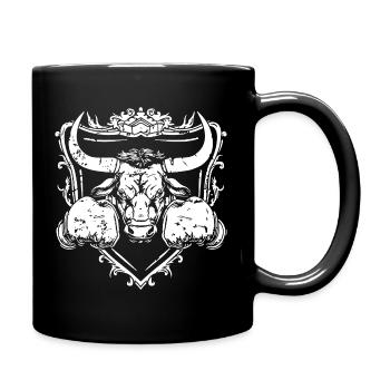 Bull Bull Boxing MMA - Full Colour Mug - black - Right