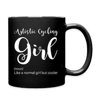 Artistic cycling, artistic cycling, indoor cycling - Full Colour Mug - black - Right