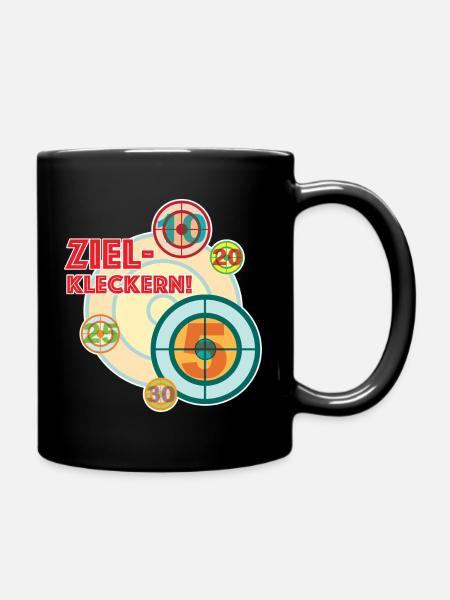 Déversement de cible - parce que quelque chose tourne toujours mal - Mug uni - noir