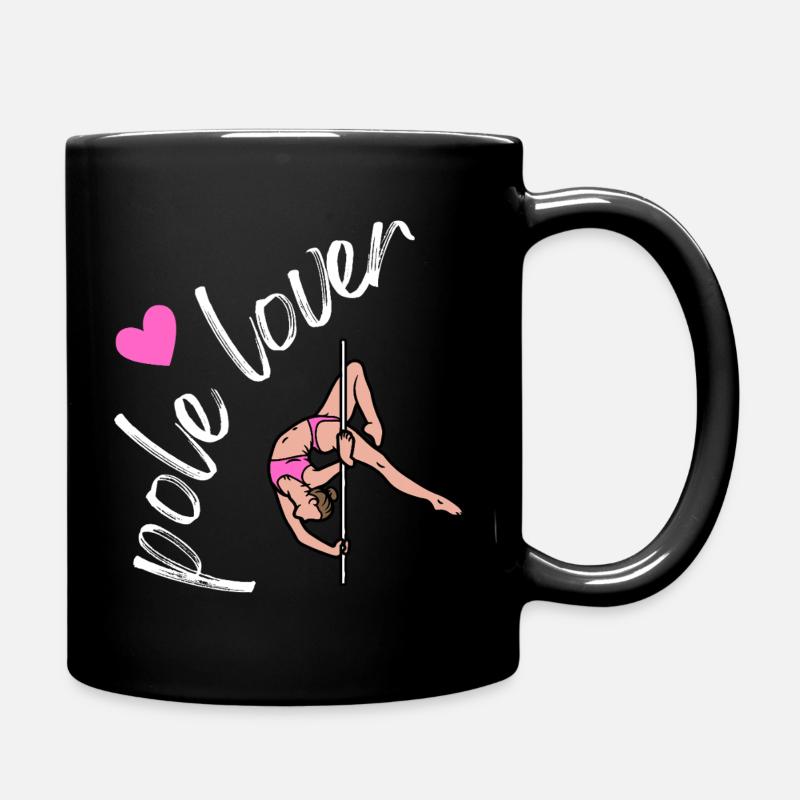 PoleDance Liebe Kraft - Tasse einfarbig - Schwarz