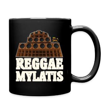 Reggae Mylatis - Tasse einfarbig - Schwarz - Rechts