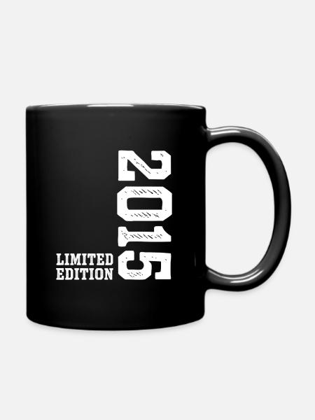 11. Geburtstag 2015 Limited Edition Junge Mädchen - Tasse einfarbig - Schwarz