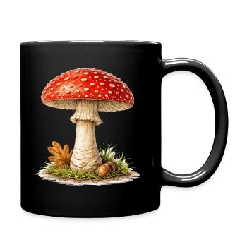 Toadstool Autumn Dream - Full Colour Mug - black - Right