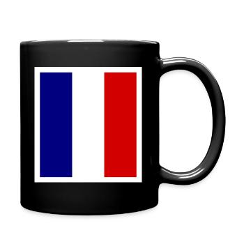 Flag France Classic - Full Colour Mug - black - Right