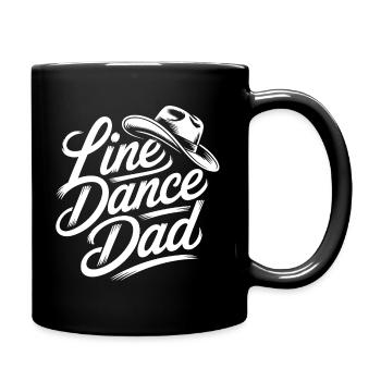 Papa de la danse en ligne - Mug uni - noir - Droite