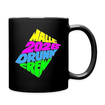 Malle 2026 Drunk Crew - Full Colour Mug - black - Right