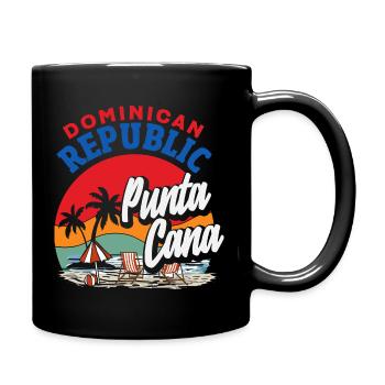 Drapeau de la République dominicaine Dom Rep Pride - Mug uni - noir - Droite