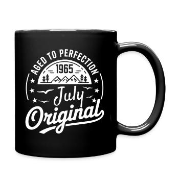 Juli 1965 – Legende der Gipfel und Berge - Tasse einfarbig - Schwarz - Rechts