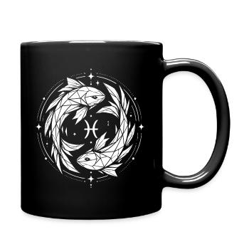 Symbole des Poissons – Doux & Moderne - Mug uni - noir - Droite