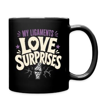 Eds-bewusstsein Ehlers-danlos Zebra-krieger - Tasse einfarbig - Schwarz - Rechts