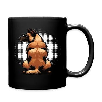 Malinois Belgian Shepherd Malinois Owner - Full Colour Mug - black - Right