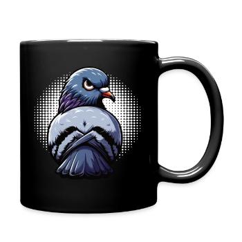 Pigeon pigeons pigeon fancier pigeon fancier - Full Colour Mug - black - Right