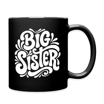 Big Sister Psychedelic Splash - Mug uni - noir - Droite