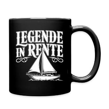 Legend retired - Full Colour Mug - black - Right