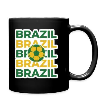 Brazil - Full Colour Mug - black - Right