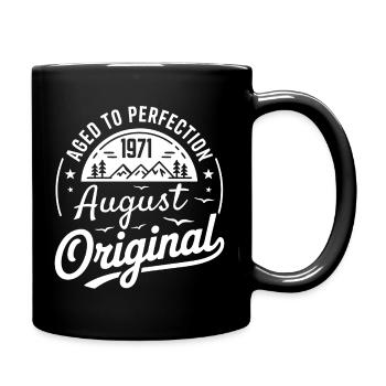 August Original 1971 Vintage Badge - Mug uni - noir - Droite