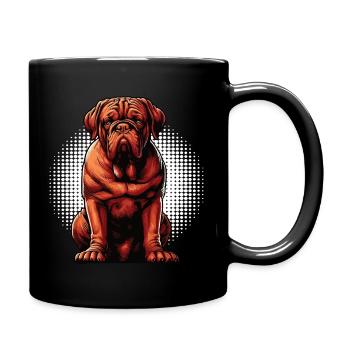 Bordeaux Dogge Bordeauxs Bordeaux Doggen besitzer - Tasse einfarbig - Schwarz - Rechts