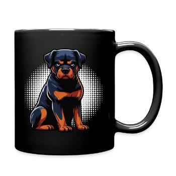 Rottweiler Propriétaire de Rottweiler Lovers - Mug uni - noir - Droite