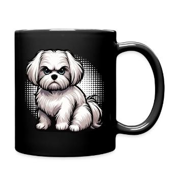 Malteser Propriétaire Maltese Lovers - Mug uni - noir - Droite