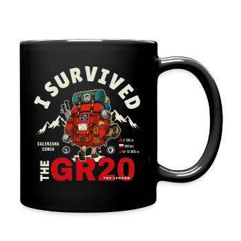 I Survived the GR20 corse cadeau randonnée - Mug uni - noir - Droite