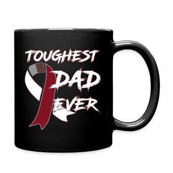 throat cancer - Full Colour Mug - black - Right