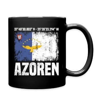 Voyage insulaire aux Açores - Mug uni - noir - Droite