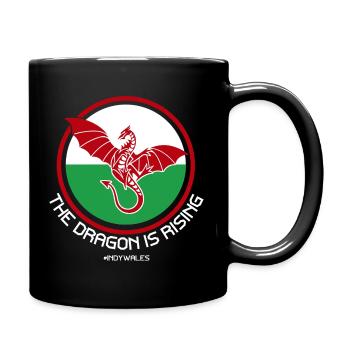 Le Dragon s’élève, Indy Wales - Mug uni - noir - Droite