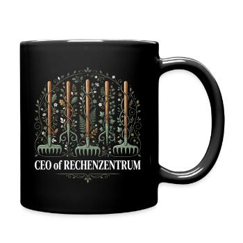 Rechenzentrum Gärtner Nerd Computer Spruch Garten - Tasse einfarbig - Schwarz - Rechts