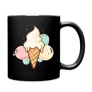 Bullet by bullet happy - Full Colour Mug - black - Right