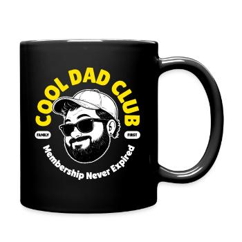 Cool Dad Club Papa Geschenk Vatertag Familie - Tasse einfarbig - Schwarz - Rechts
